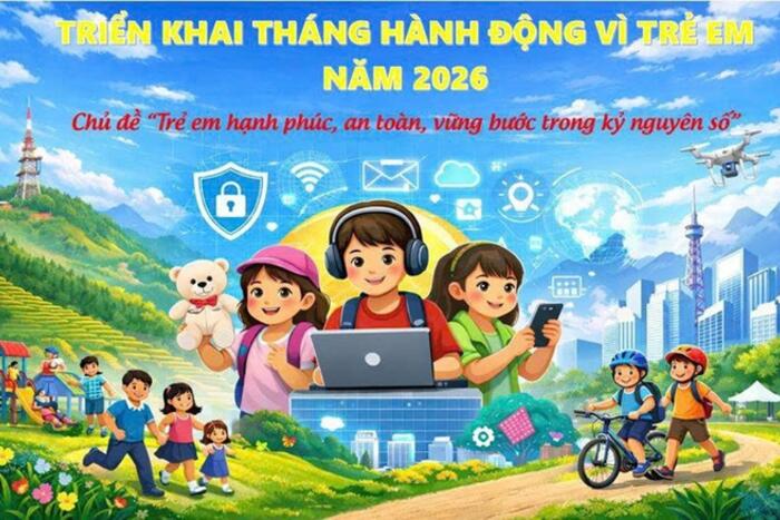Cục F168 F168bet hưởng ứng Tháng hành động vì trẻ em năm 2026: Chung tay vì trẻ em hạnh phúc, an toàn trong kỷ nguyên số